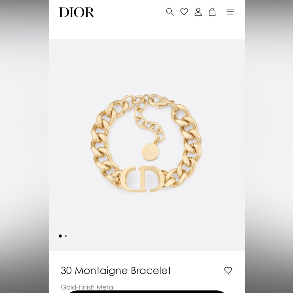 Authentic  Dior 30 Montaigne bracelet